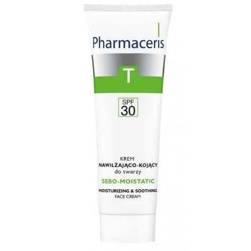 Pharmaceris T Sebo Moistatic Moısturizing Soothing Face Cream Spf 30 50 ML