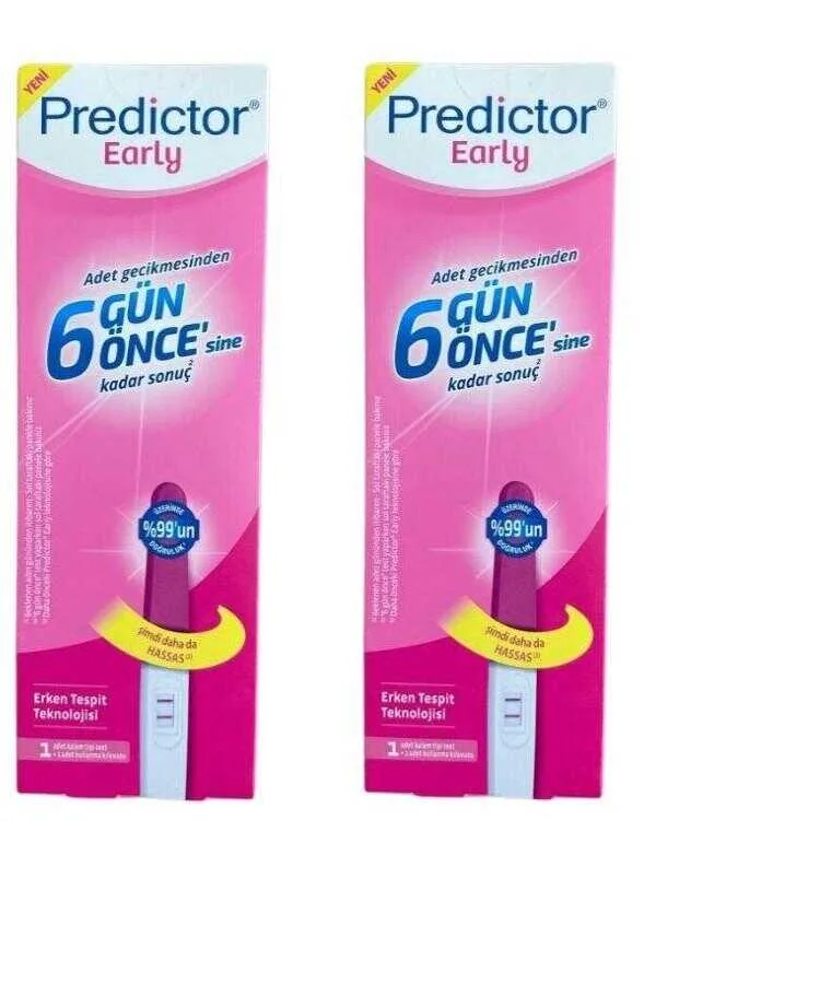 Predictor Early Erken Gebelik Testi 2li