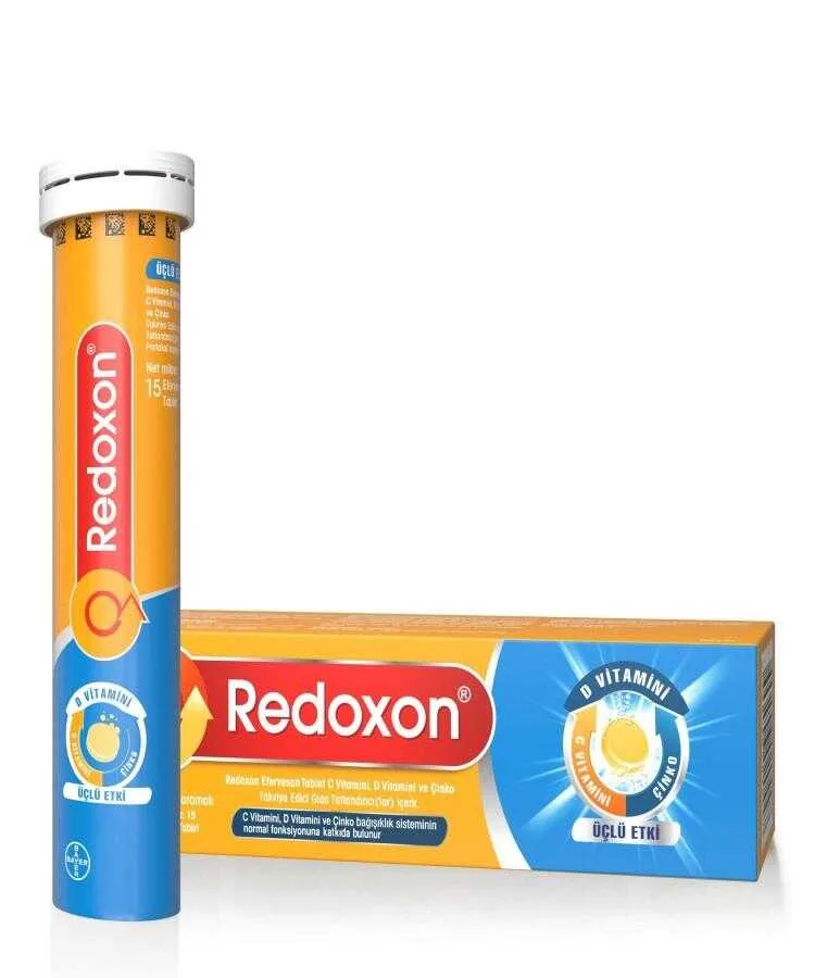 Redoxon 3'lü Etki 15 Efervesan Tablet