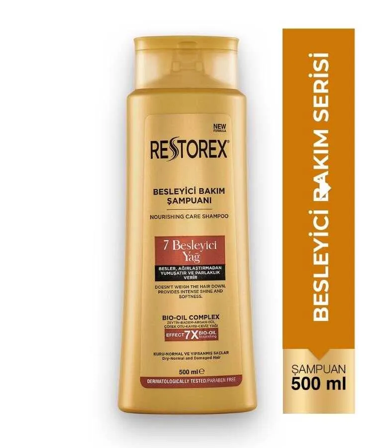 Restorex 7 Yağ Besleyici Bakım Etkili Şampuan 500 ml