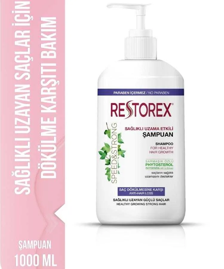 Restorex Sağlıklı Uzama Etkili Saç Dökülmesine Karşı Şampuan 1000 ml