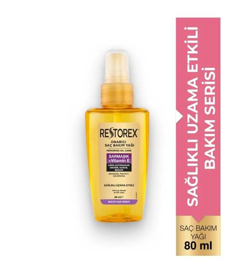 Restorex Sarmaşık+Vitamin E Saç Bakım Yağı 80 ml