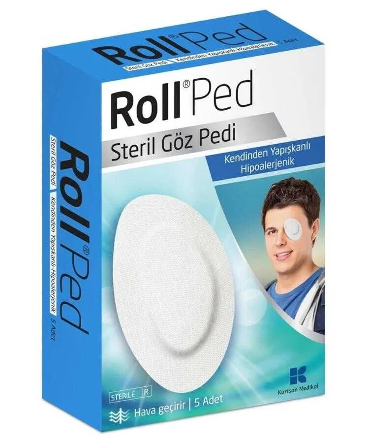Roll Ped Steril Goz Pedi 5'li