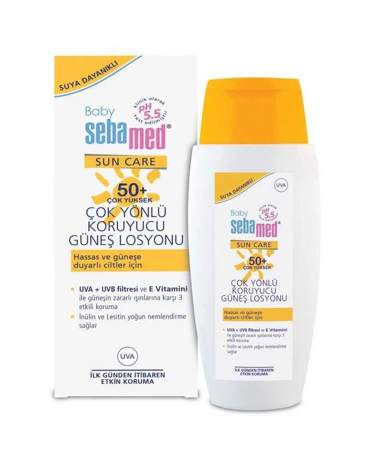 Sebamed Baby Sun Care Çok Yönlü Koruyucu Güneş Losyonu SPF50+  150 ML