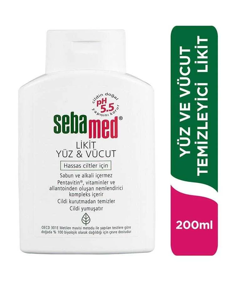 Sebamed Likit Yüz ve Vücut 200 ML