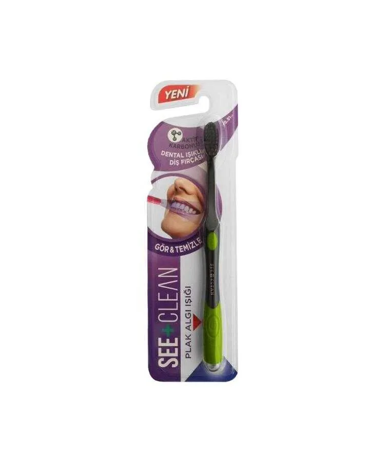 See Clean Plak Algılayıcı Diş Fırçası - Yeşil