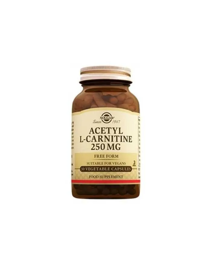 Solgar Acetyl L-Carnitine 250 Mg 30 Kapsül