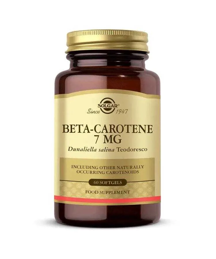 Solgar Beta Carotene 7 mg 60 Kapsül