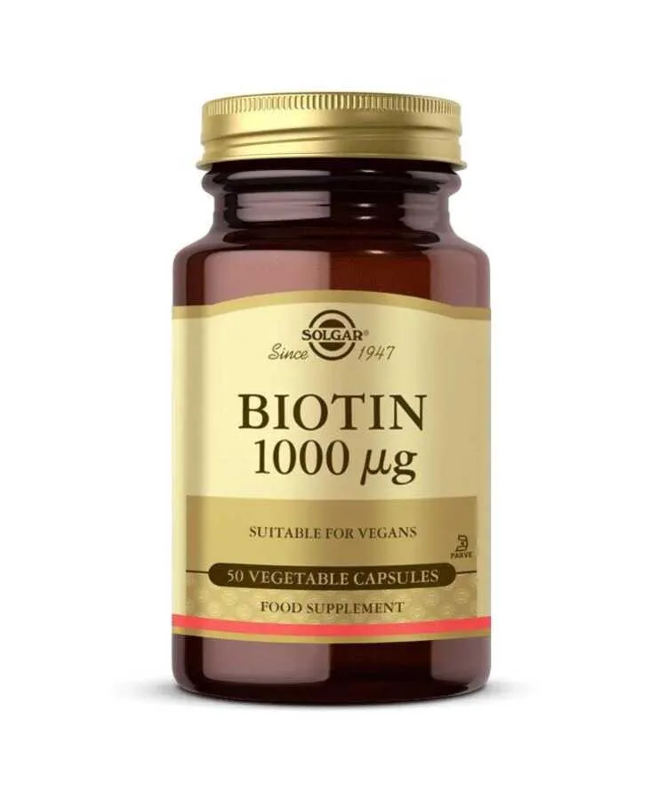 Solgar Biotin 1000 Mcg 50 Kapsül