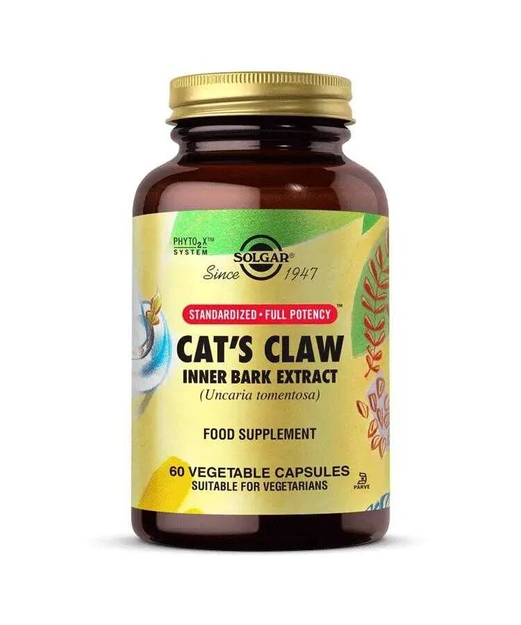 Solgar Cat's Claw Inner Bark Extract 60 Kapsül