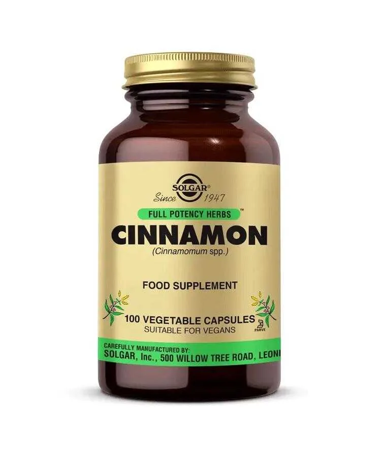 Solgar Cinnamon 100 Kapsül