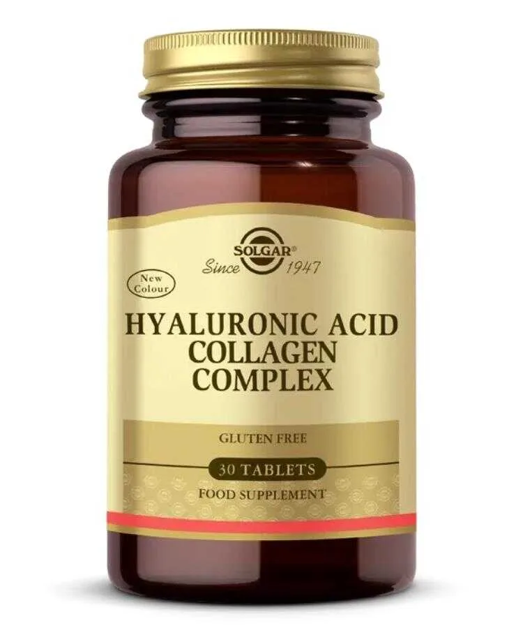 Solgar Hyaluronic Acid Collagen Complex 120 Mg 30 Tablet