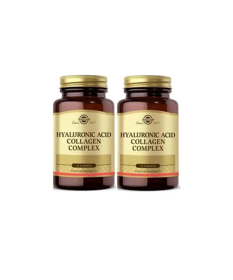 Solgar Hyaluronic Acid Collagen Complex 120 Mg 30 Tablet x 2 Adet