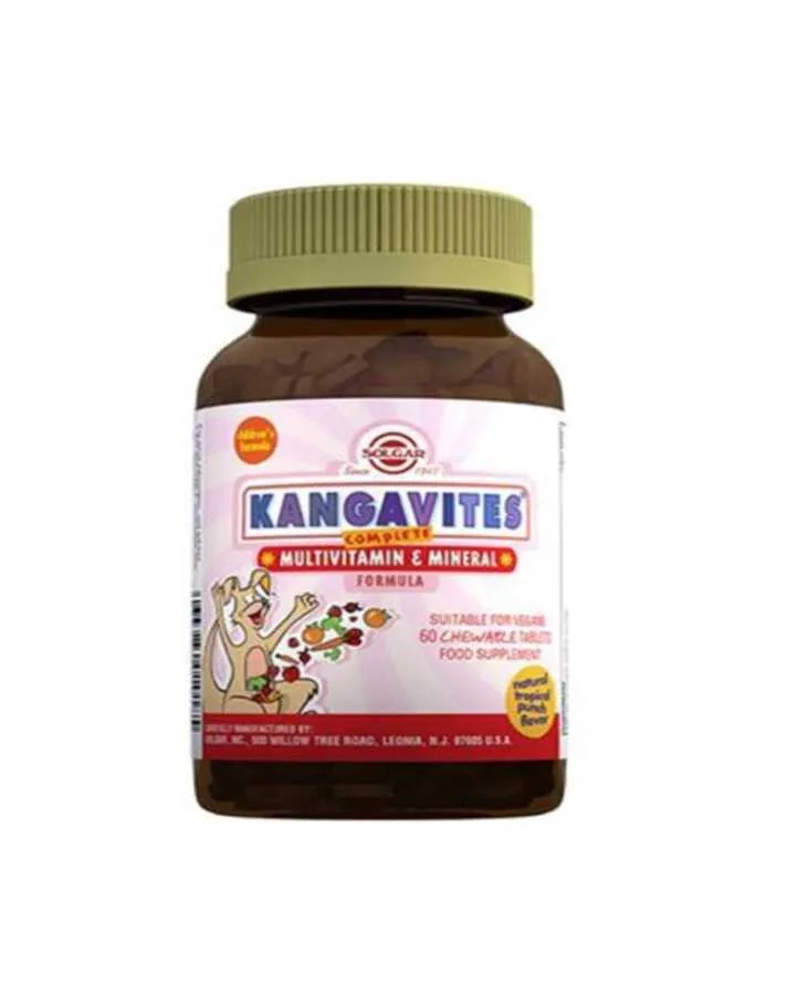 Solgar Kangavites Multivitamin 60 Çiğneme Tableti