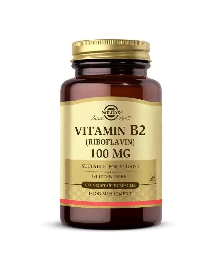 Solgar Vitamin B2 (riboflavin) 100 Mg  100 Tablet