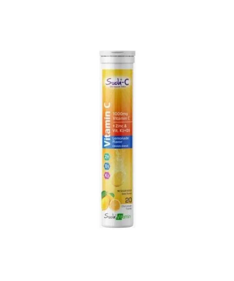 Suda Vitamin Vitamin C Lemonade 20 Efervesan Tablet