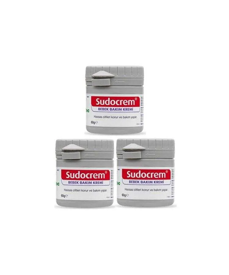 Sudocrem Bebek Bakım Kremi 60 Gr x 3 Adet