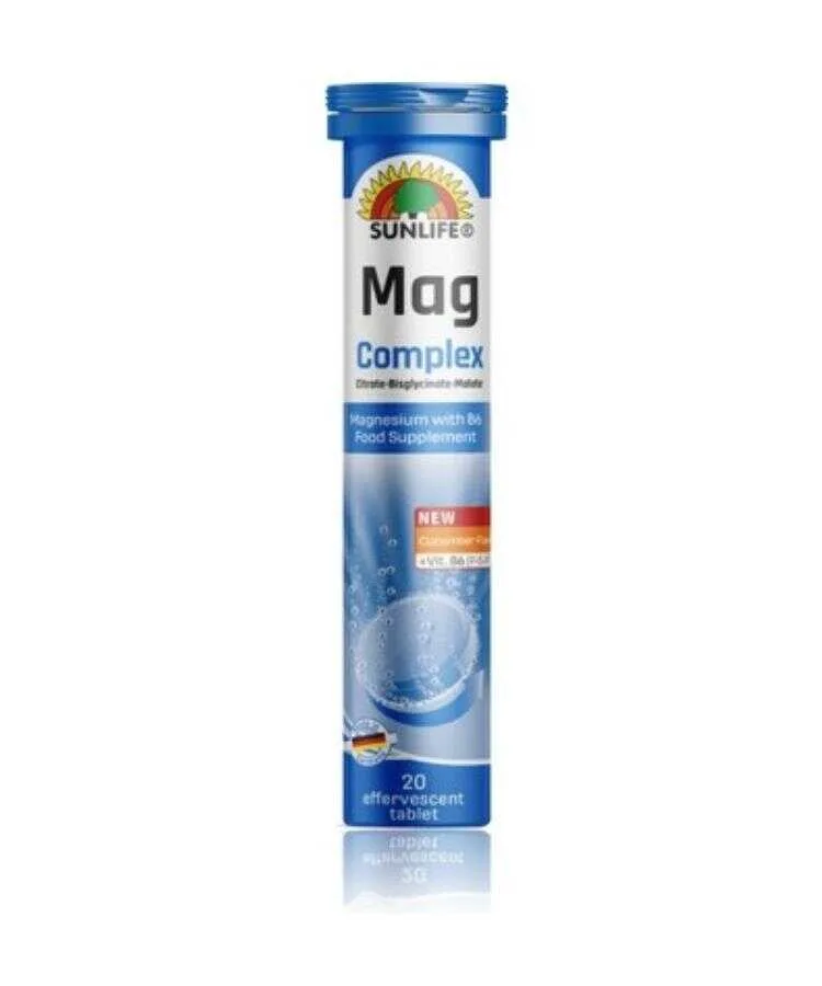 Sunlife Mag Complex 20 Efervesan Tablet
