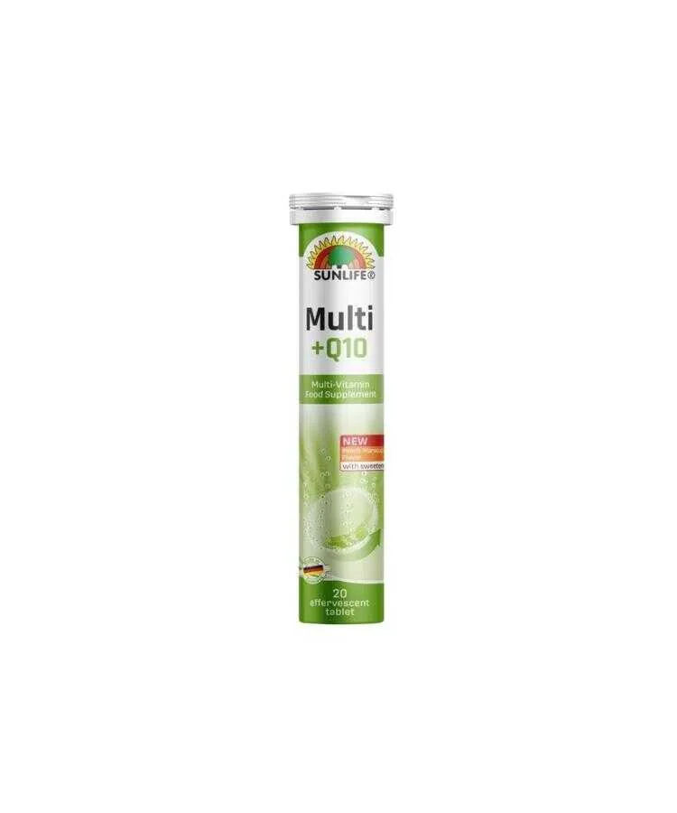 Sunlife Multivitamin Mineral Q10 20 Efervesan Tablet