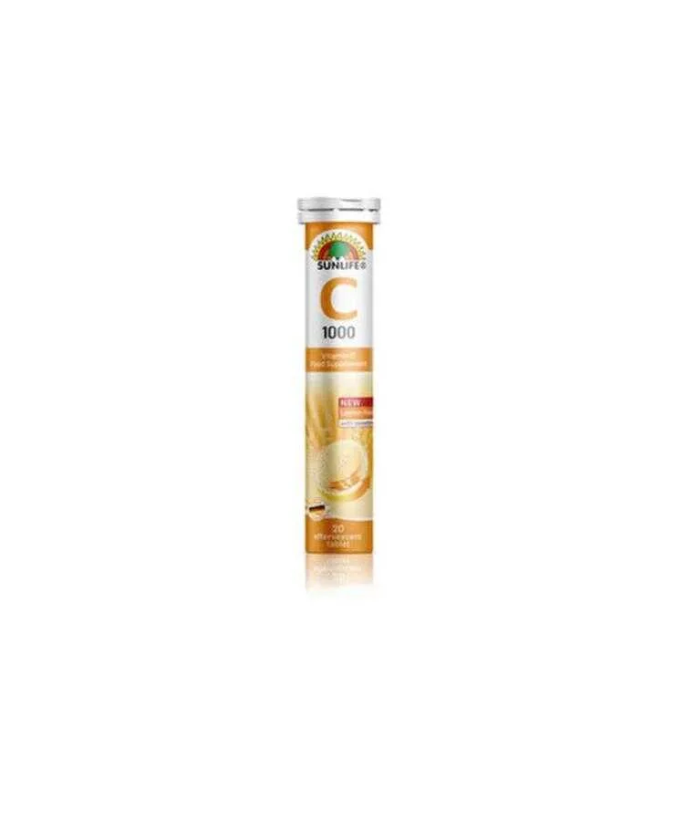 Sunlife Vitamin C 1000 Mg 20 Efervesan Tablet