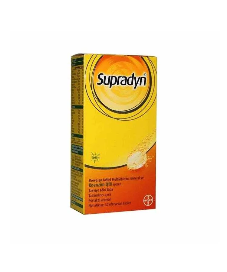 Supradyn Koenzim Q10 30 Efervesan Tablet