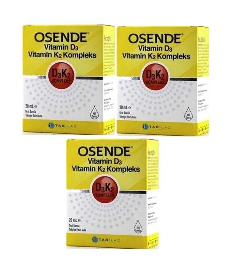 Tab Osende D3k2 Kompleks Damla 20 ML x 3 Adet