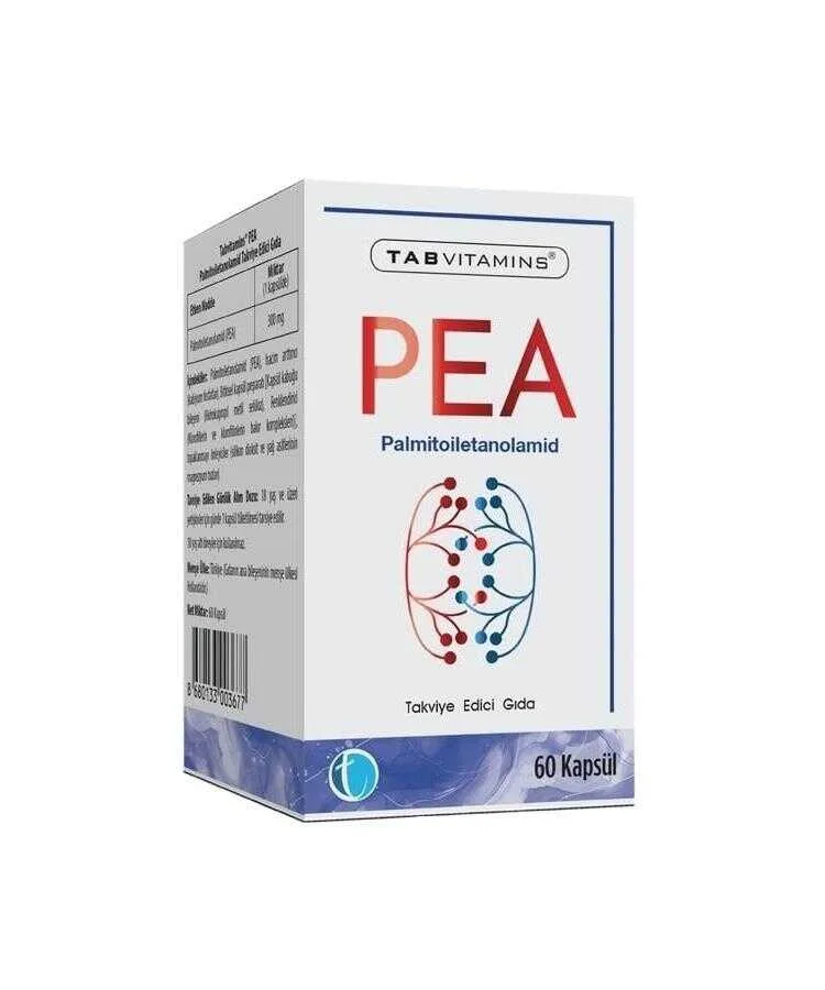 Tab Vitamins PEA Palmitoiletanolamid 300 Mg 60 Kapsül
