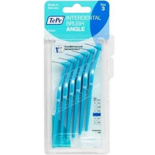 Tepe İnterdental Brush Angel Arayüz Firçasi Mavi 0,6 Mm 6'li Paket Size "3"