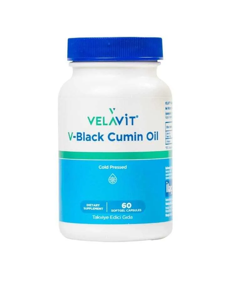 Velavit V-Black Cumin Oil 60 Kapsül
