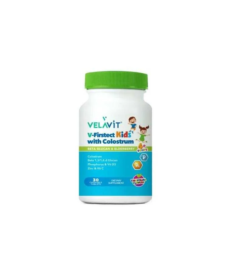 Velavit V-Firstect Kids with Colostrum 30 Tablet