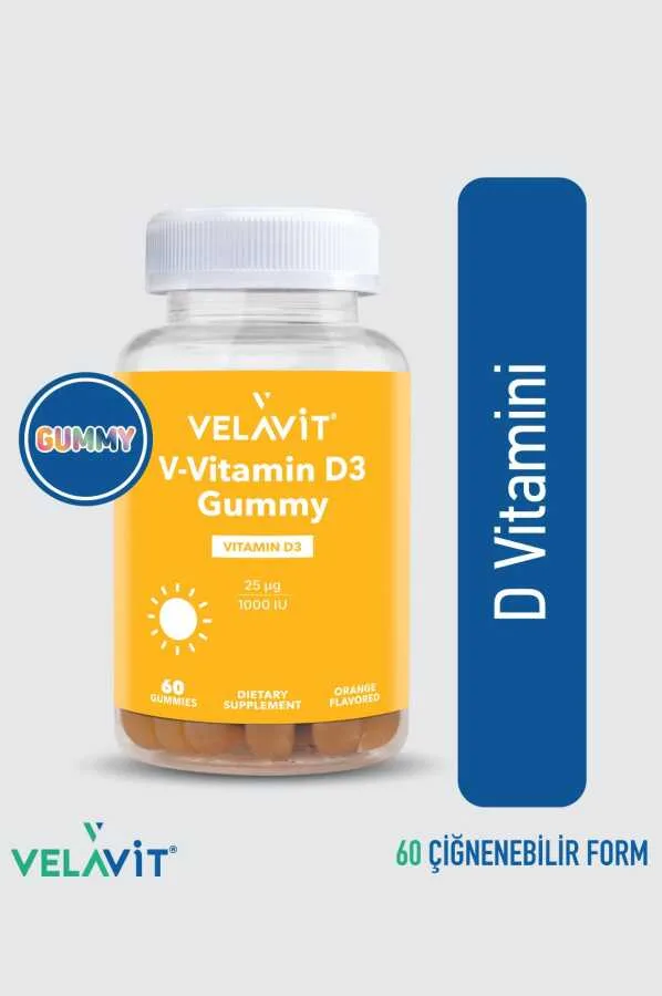 Velavit V-Vitamin D3 Gummy 60 Gummies