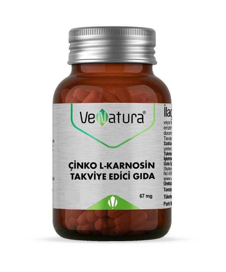 Venatura Çinko L-Karnosin 30 Kapsül