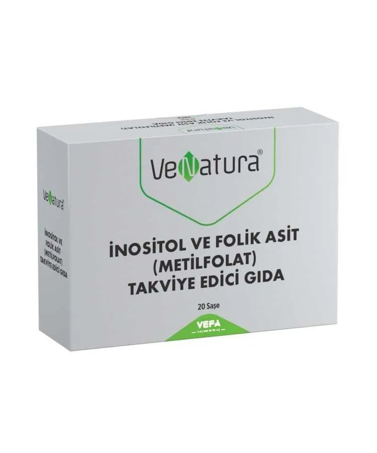 Venatura İnositol ve Folik Asit Metilfolat 20 Saşe