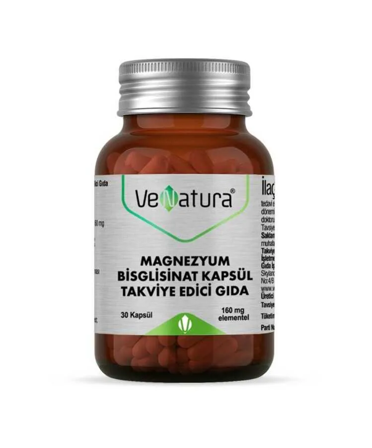 Venatura Magnezyum Bisglisinat 30 Kapsül