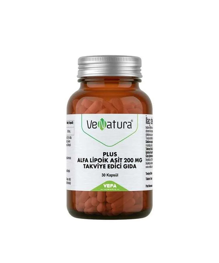 Venatura Plus Alfa Lipoik Asit 200 Mg 30 Kapsül
