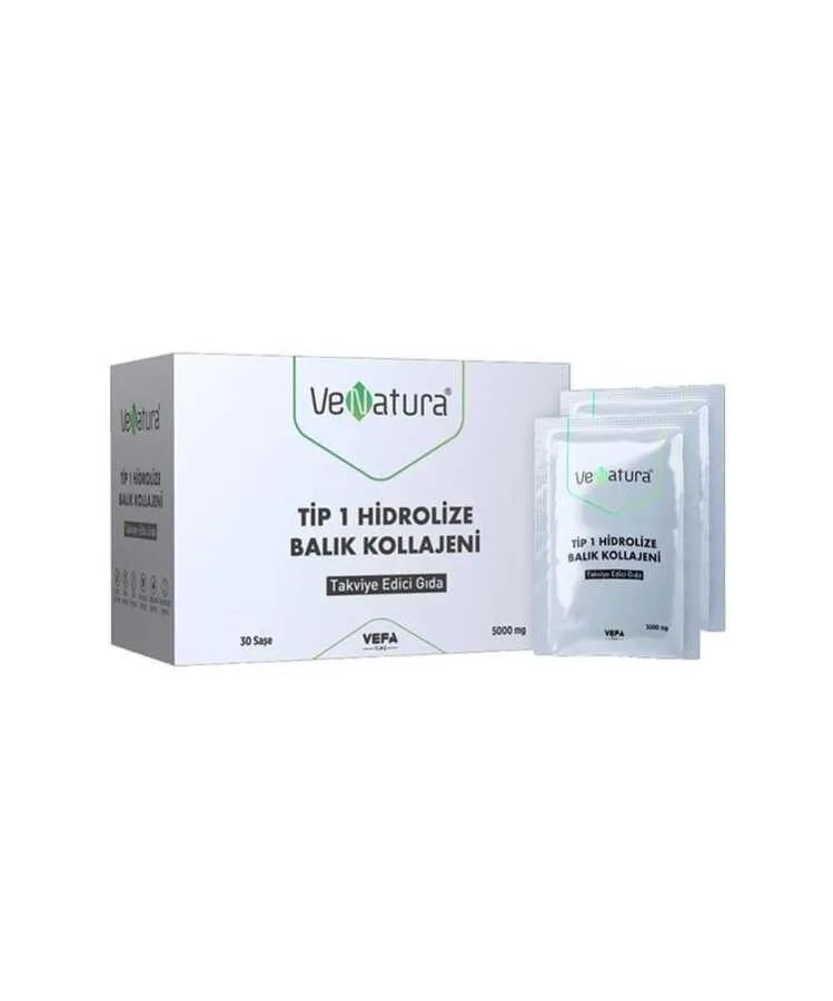Venatura Tip 1 Hidrolize Balık Kolajeni 30 Saşe
