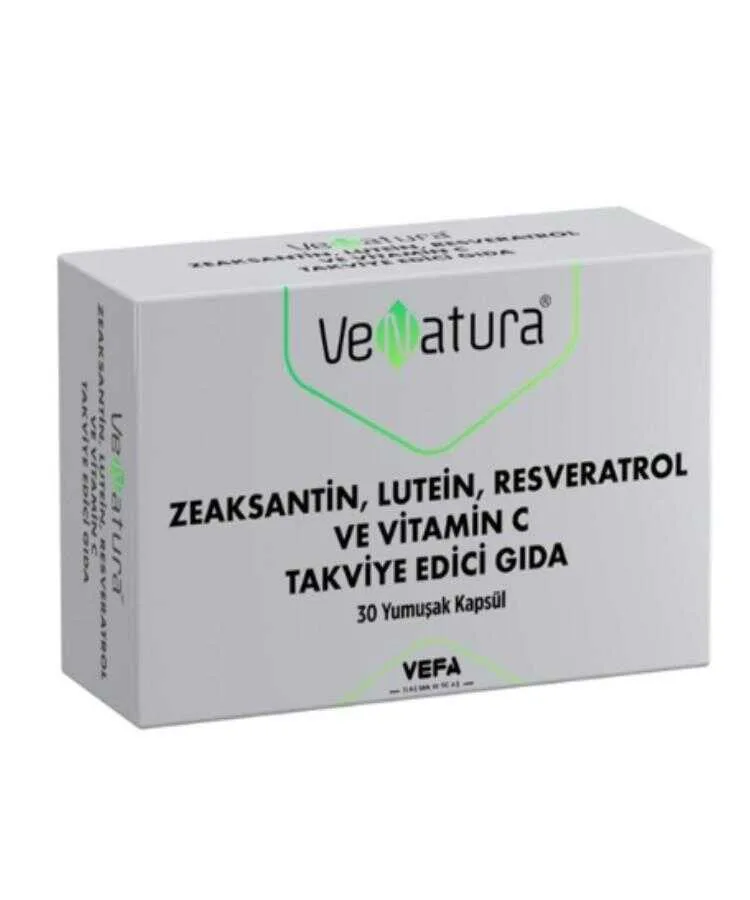 Venatura Zeaksantin Lutein Resveratrol Ve Vitamin C 30 Kapsül