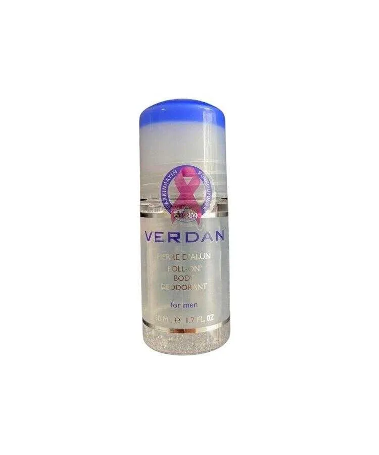 Verdan Doğal Mineral Sıvı Roll-On Deodorant For Men 50 ML