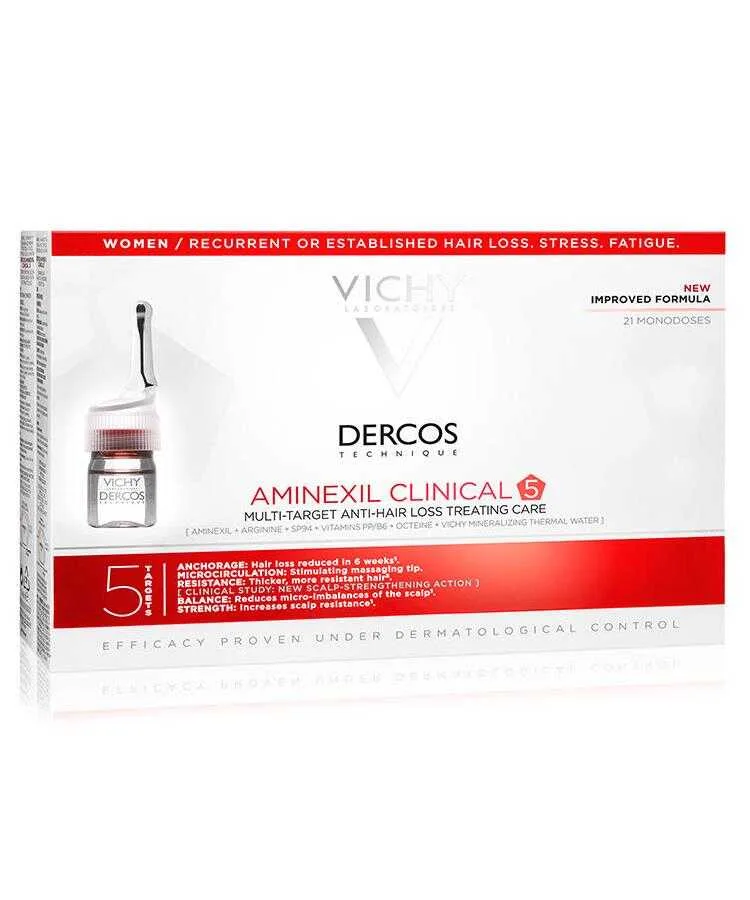 Vichy Dercos Aminelix Clinical 5 21x6 ML Serum  Kadinlar İçin