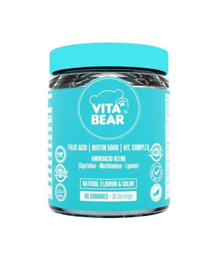 Vita Bear Strong Hair Gummy Vitamin 60'lı