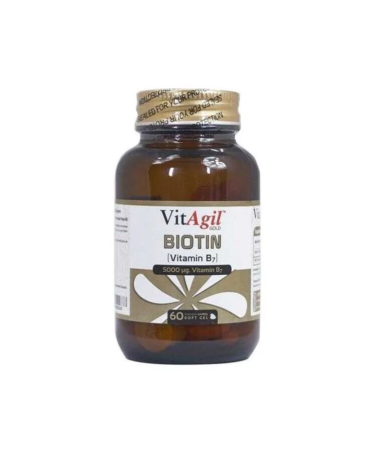 Vitagil Gold Biotin 5000 Mcg 60 Kapsül