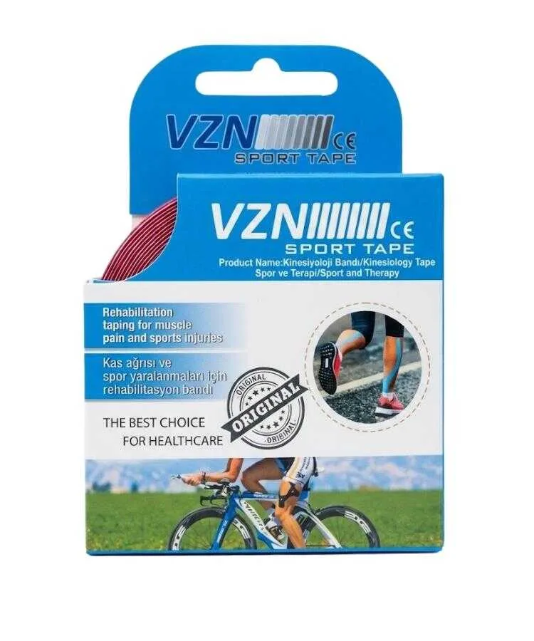 Vzn 5cm x 5m Kinesio Sporcu Bandı Mavi