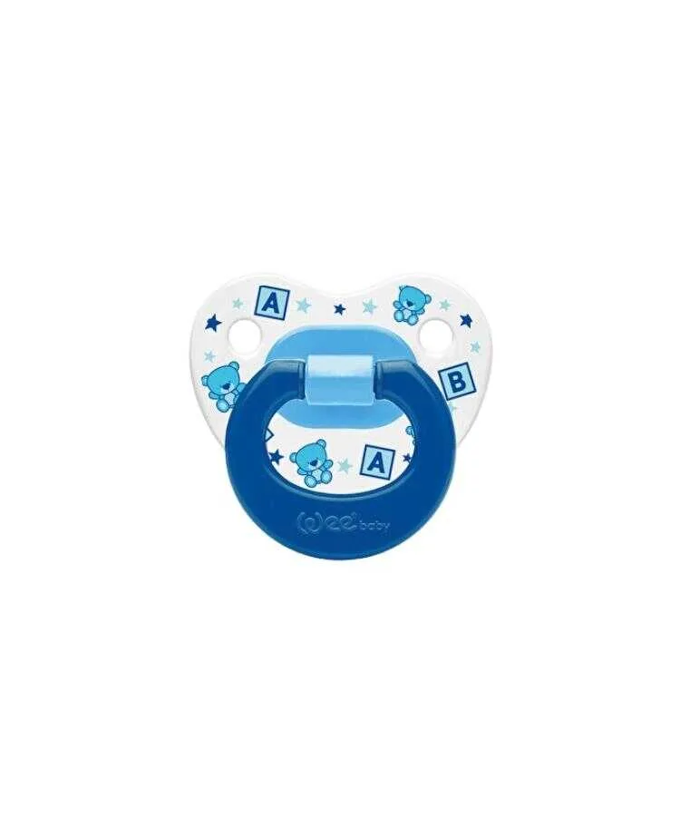 Wee Baby 835 Damaklı Emzik Desenli No: 3 - Mavi