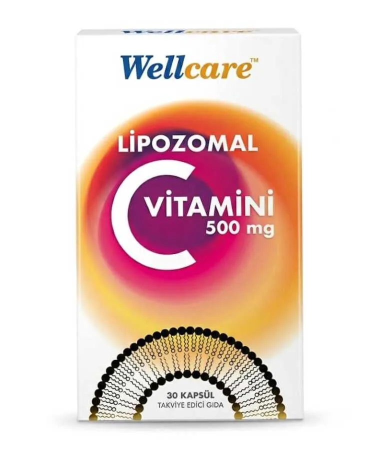 Wellcare Lipozomal C Vitamini 500 mg 30 Kapsül