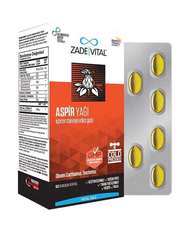 Zade Vital Aspir Yağı 60 Kapsül