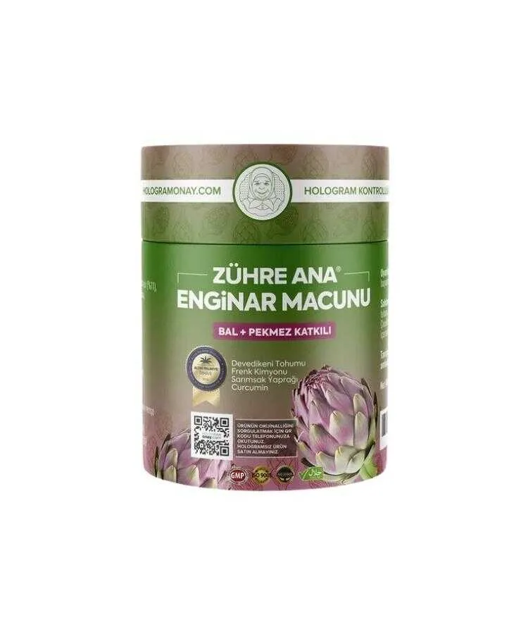 Zühre Ana Enginar Macunu Bal ve Pekmez Katkılı Macun 240 Gr